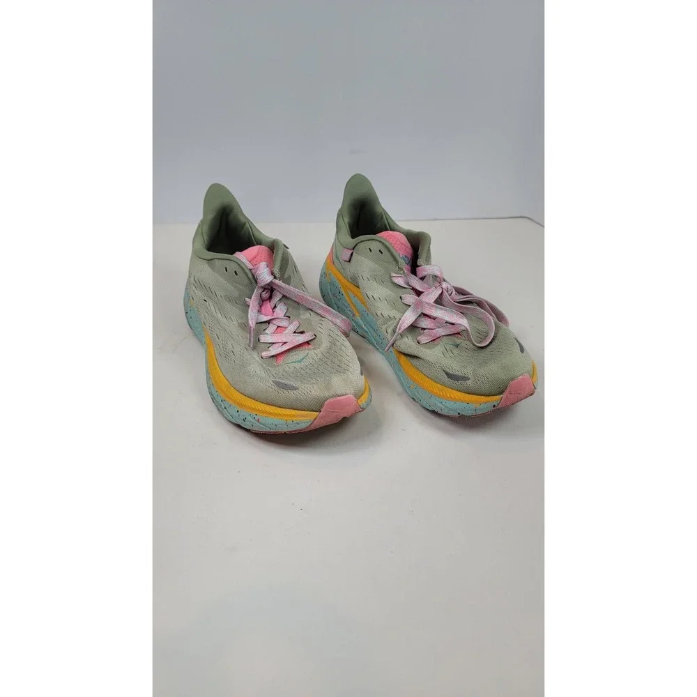 Hoka One One x Free People Movement Clifton 8 Seaweed Green Tea Women's 8